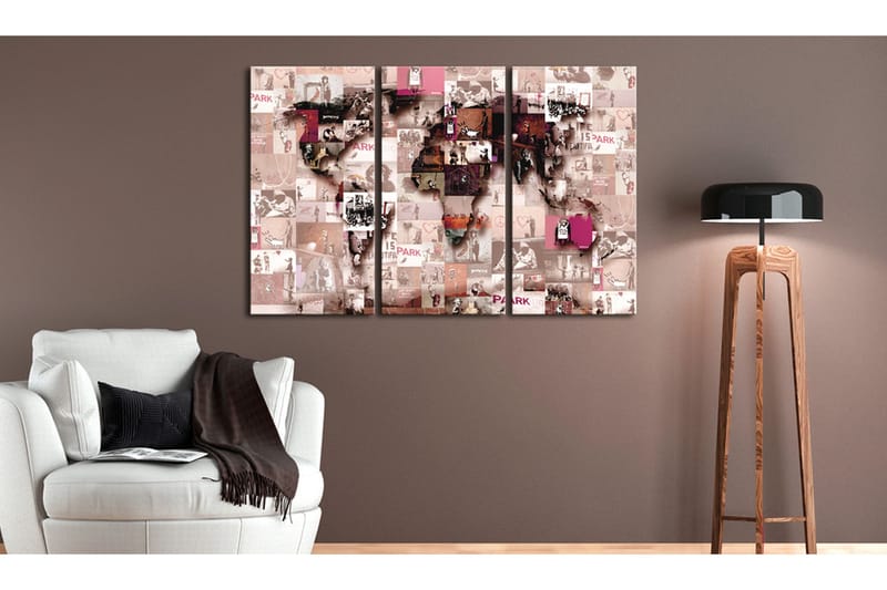 Tavla Banksy Graffiti Collage 120x80 - Artgeist sp. z o. o. - Inredning - Tavlor & konst - Canvastavlor
