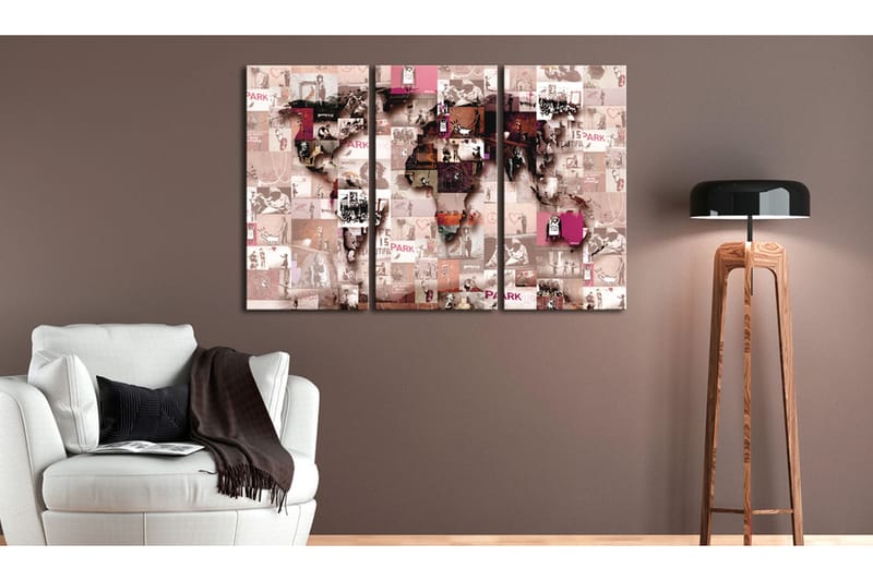 Tavla Banksy Graffiti Collage 120x80 - Artgeist sp. z o. o. - Inredning - Tavlor & konst - Canvastavlor