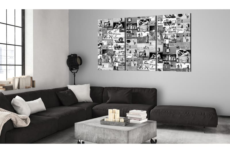 Tavla Banksy Graffiti Collage Iii 90x60 - Artgeist sp. z o. o. - Inredning - Tavlor & konst - Canvastavlor