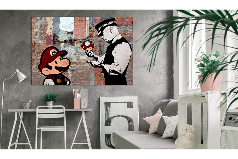 Tavla Banksy: One Last Time 90x60, Artgeist sp. z o. o.