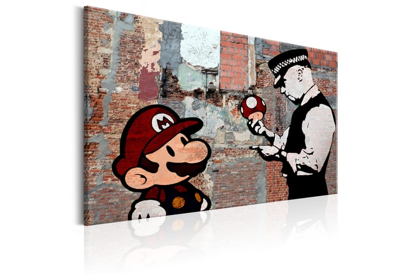 Tavla Banksy: One Last Time 90x60 - Artgeist sp. z o. o. - Inredning - Tavlor & konst - Canvastavlor