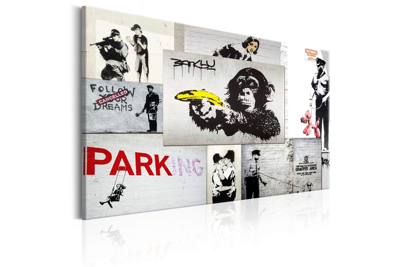 Tavla Banksy: Police Fantasies 90x60 - Artgeist sp. z o. o. - Inredning - Tavlor & konst - Canvastavlor