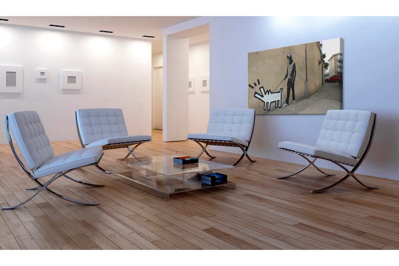 Tavla Barking Dog Banksy 60x40 - Artgeist sp. z o. o. - Inredning - Tavlor & konst - Canvastavlor