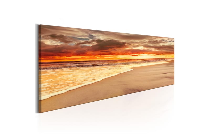 Tavla Beach Beatiful Sunset 135x45 - Artgeist sp. z o. o. - Canvastavlor