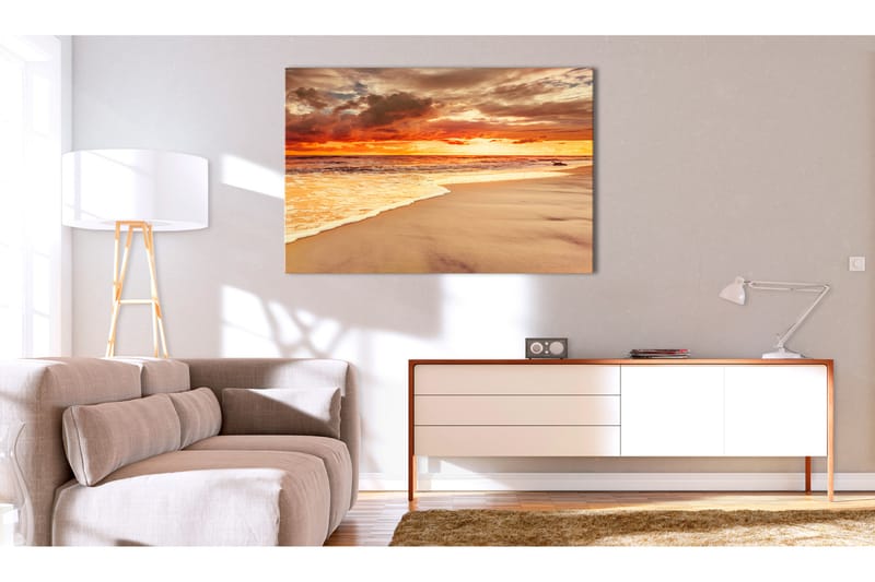 Tavla Beach Beatiful Sunset Ii 90x60 - Artgeist sp. z o. o. - Canvastavlor