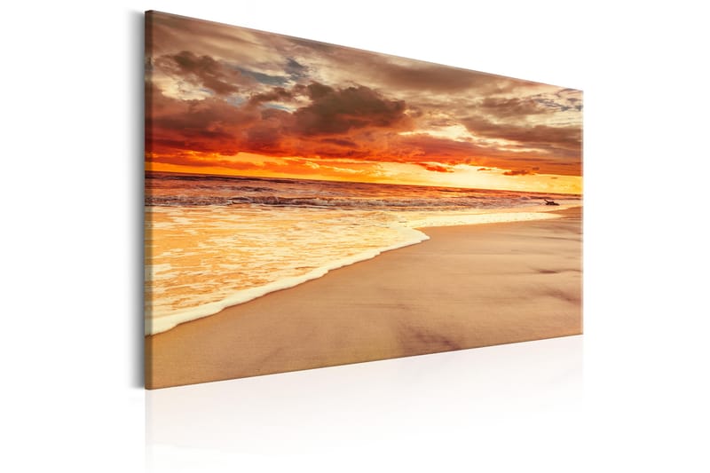 Tavla Beach Beatiful Sunset Ii 90x60 - Artgeist sp. z o. o. - Canvastavlor