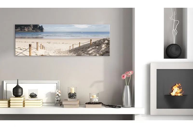 Tavla Beach Path 135x45 - Artgeist sp. z o. o. - Inredning - Tavlor & konst - Canvastavlor