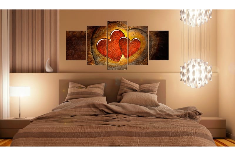 Tavla Beating Of Your Heart 200x100 - Artgeist sp. z o. o. - Inredning - Tavlor & konst - Canvastavlor