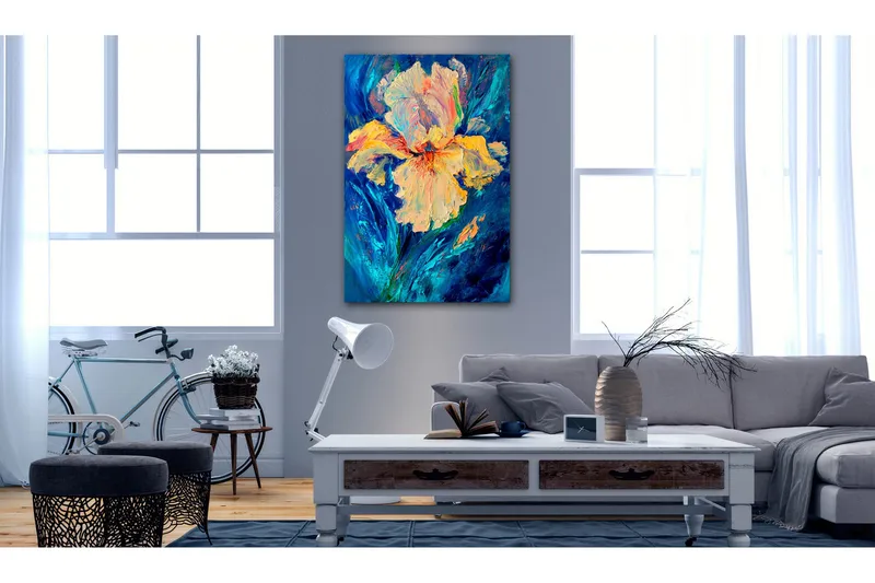 Tavla Beautiful Iris 80x120 - Artgeist sp. z o. o. - Inredning - Tavlor & konst - Canvastavlor