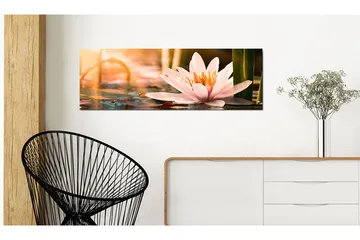 Tavla Beautiful Lotus 150x50 - Artgeist sp. z o. o. - Inredning - Tavlor & konst - Canvastavlor
