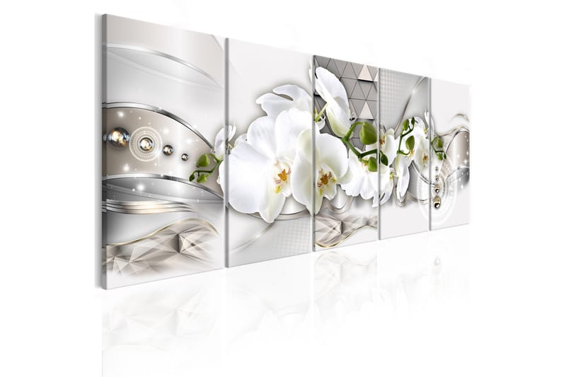 Tavla Beautiful Orchises 225x90 - Artgeist sp. z o. o. - Inredning - Tavlor & konst - Canvastavlor