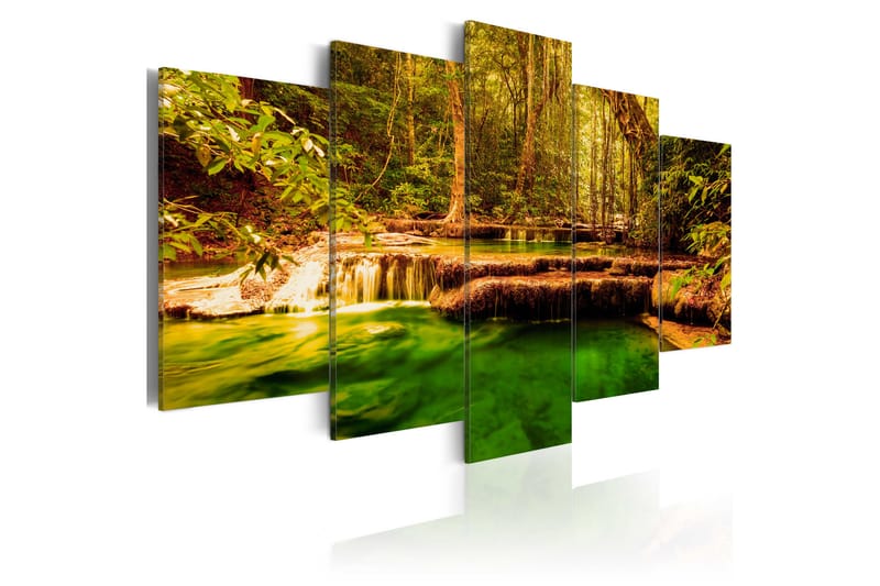 Tavla Beauty Of Nature Waterfall 200x100 - Artgeist sp. z o. o. - Canvastavlor