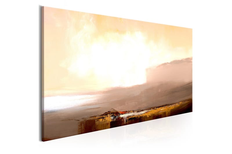 Tavla Beginning Of The End 1 Part Beige Narrow 150x50, Artgeist sp. z o. o.