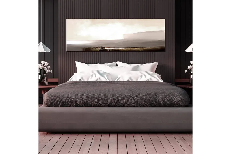 Tavla Beginning Of The End 1 Part Brown Narrow 150x50 - Artgeist sp. z o. o. - Inredning - Tavlor & konst - Canvastavlor