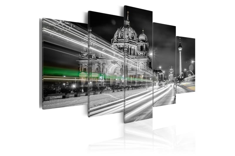 Tavla Berlin At Night 100x50, Artgeist sp. z o. o.
