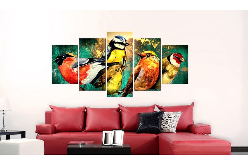 Tavla Birds Meeting 100x50, Artgeist sp. z o. o.