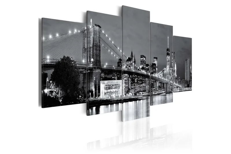 Tavla Black-And-White Glimpse 100x50 - Artgeist sp. z o. o. - Inredning - Tavlor & konst - Canvastavlor