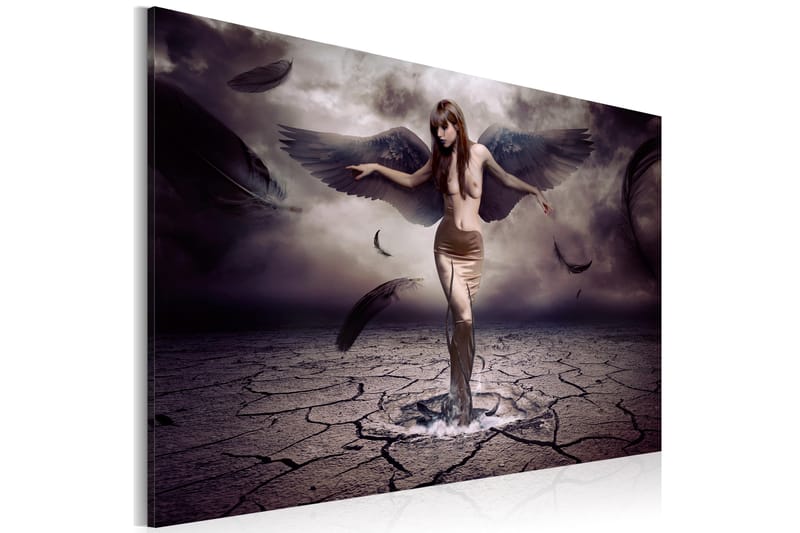 Tavla Black angel 120x80 - Artgeist sp. z o. o. - Inredning - Tavlor & konst - Canvastavlor