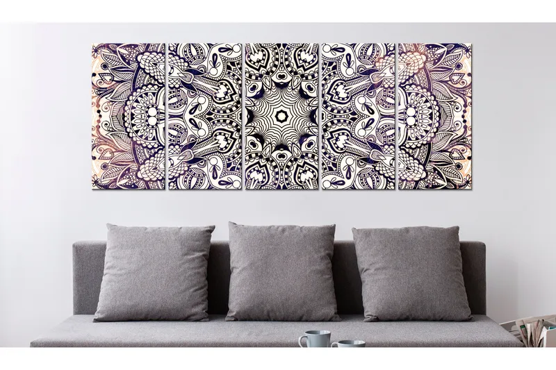 Tavla Black-White Hypnosis 200x80 - Artgeist sp. z o. o. - Inredning - Tavlor & konst - Canvastavlor