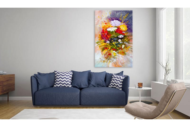 Tavla Blommor i augusti 80x120 - Artgeist sp. z o. o. - Inredning - Tavlor & konst - Canvastavlor