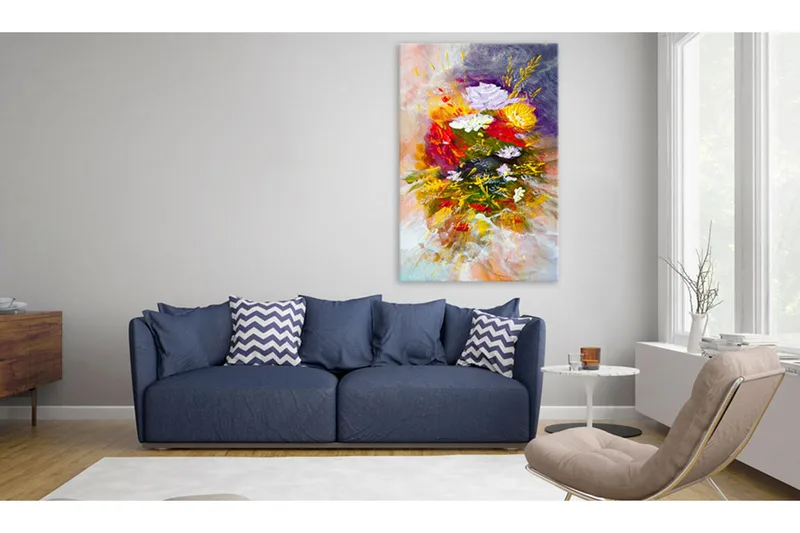 Tavla Blommor i augusti 80x120, Artgeist sp. z o. o.