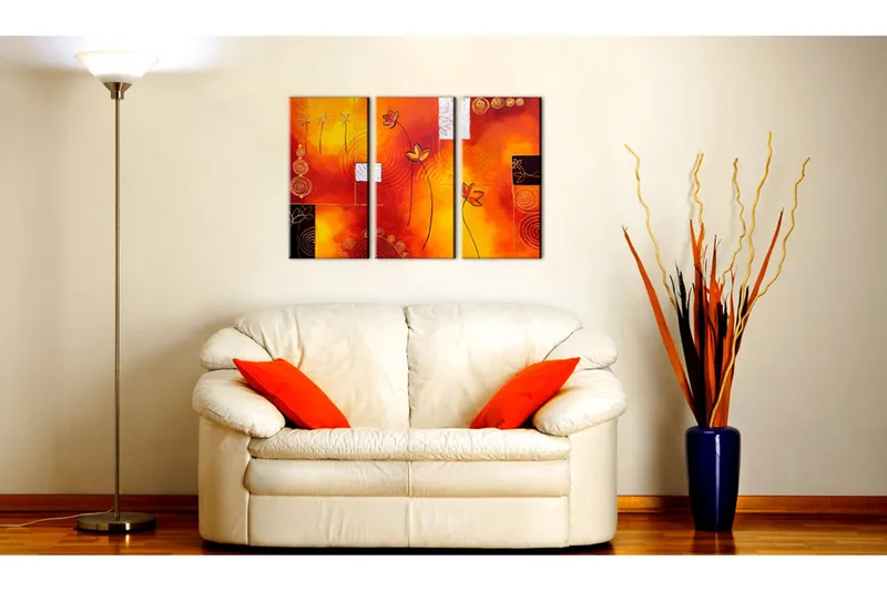 Tavla Blomstrar 120x80 - Artgeist sp. z o. o. - Inredning - Tavlor & konst - Canvastavlor