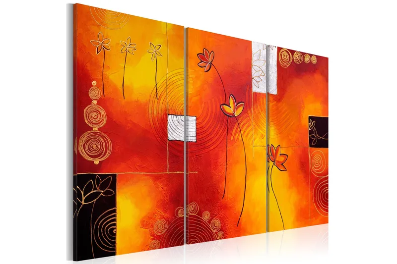 Tavla Blomstrar 120x80 - Artgeist sp. z o. o. - Inredning - Tavlor & konst - Canvastavlor