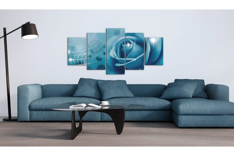 Tavla Blue Beauty 200x100 - Artgeist sp. z o. o. - Inredning - Tavlor & konst - Canvastavlor