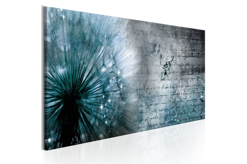 Tavla Blue Dandelion 150x50, Artgeist sp. z o. o.