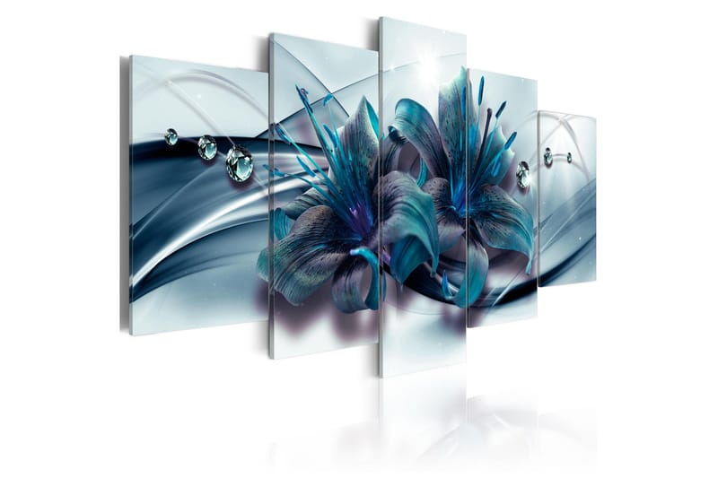 Tavla Blue Lily 100x50, Artgeist sp. z o. o.
