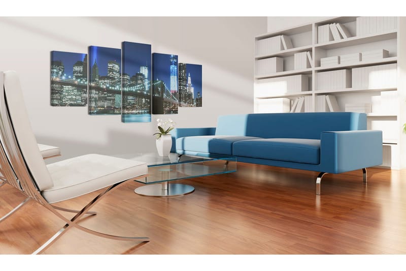 Tavla Blue Nyc 100x50 - Artgeist sp. z o. o. - Inredning - Tavlor & konst - Canvastavlor