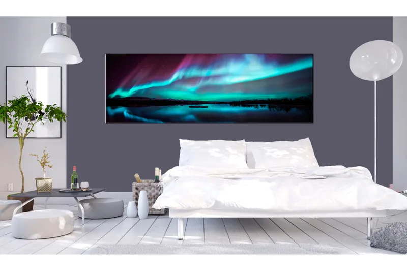 Tavla Blue Ribbons 120x40 - Artgeist sp. z o. o. - Inredning - Tavlor & konst - Canvastavlor