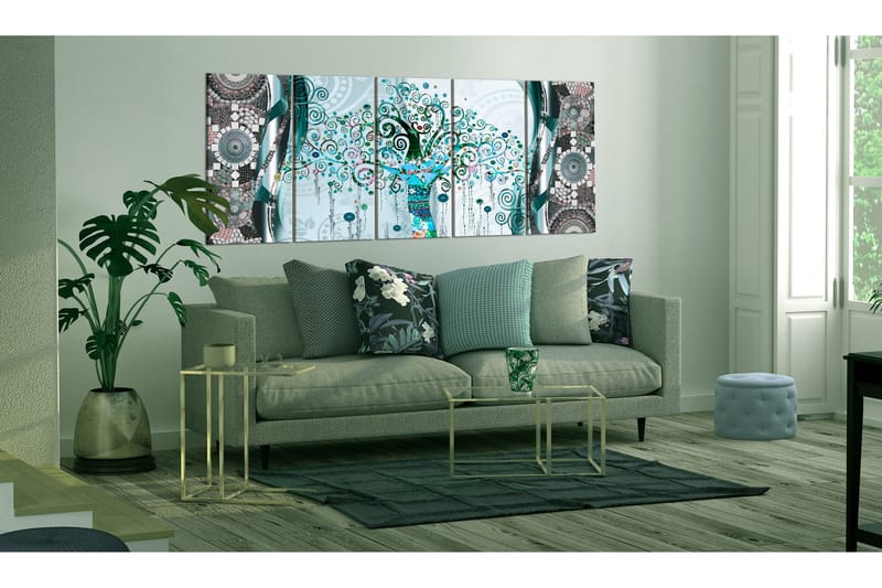 Tavla Blue Tree 200x80 - Artgeist sp. z o. o. - Inredning - Tavlor & konst - Canvastavlor