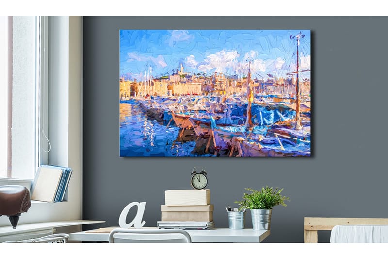Tavla Blue Port 90x60, Artgeist sp. z o. o.