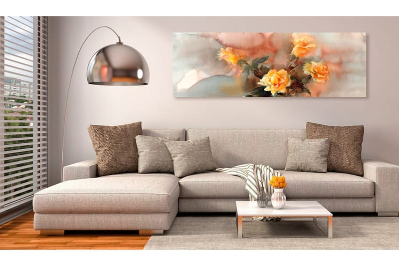 Tavla Bouquet Of Yellow Roses 120x40 - Artgeist sp. z o. o. - Inredning - Tavlor & konst - Canvastavlor