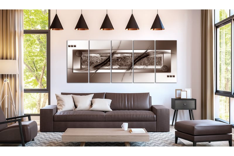 Tavla Brown Gradient 200x80 - Artgeist sp. z o. o. - Inredning - Tavlor & konst - Canvastavlor