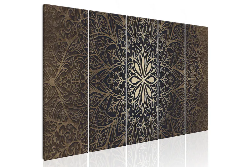 Tavla Brown Mandala 200x80, Artgeist sp. z o. o.