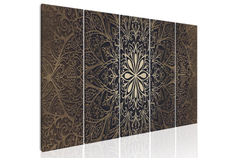 Tavla Brown Mandala 225x90, Artgeist sp. z o. o.