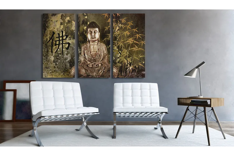 Tavla Buddha Statue 120x80 - Artgeist sp. z o. o. - Inredning - Tavlor & konst - Canvastavlor