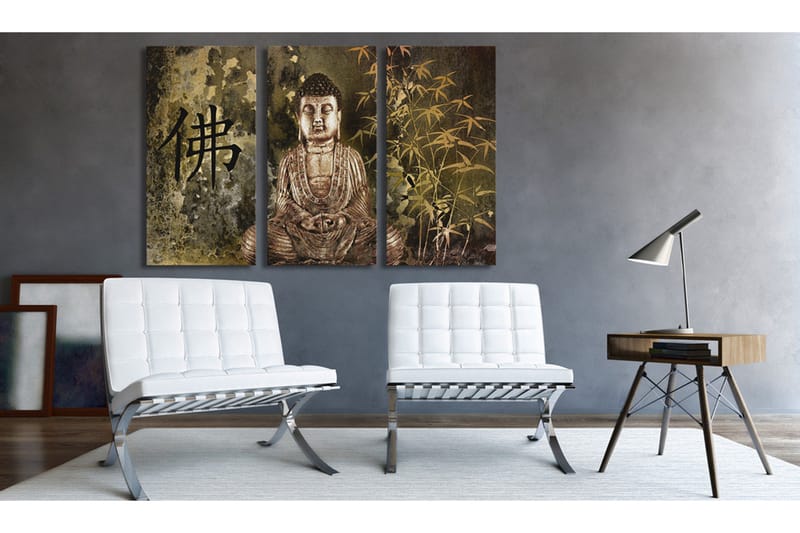 Tavla Buddha statue 90x60 - Artgeist sp. z o. o. - Inredning - Tavlor & konst - Canvastavlor