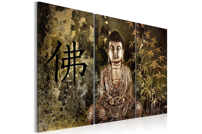 Tavla Buddha statue 90x60 - Artgeist sp. z o. o. - Inredning - Tavlor & konst - Canvastavlor