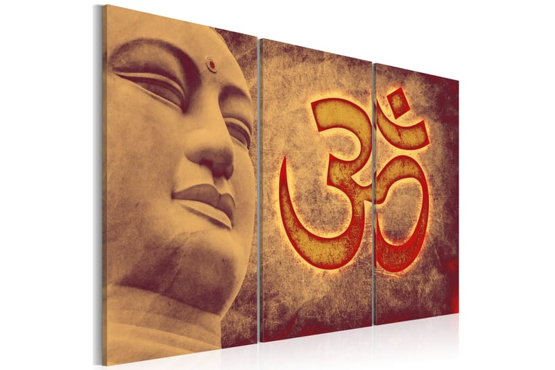 Tavla Buddha symbol 90x60, Artgeist sp. z o. o.