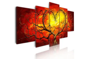 Tavla Burning Heart 200x100 - Artgeist sp. z o. o. - Inredning - Tavlor & konst - Canvastavlor