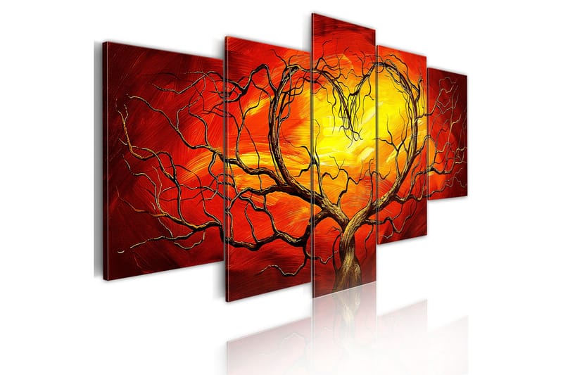 Tavla Burning Heart 200x100 - Artgeist sp. z o. o. - Inredning - Tavlor & konst - Canvastavlor