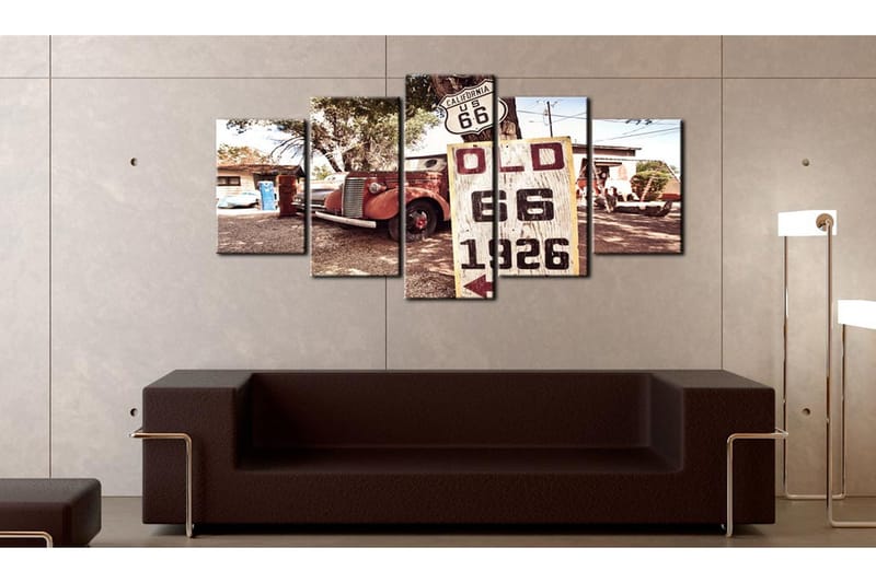 Tavla California Vintage Style 200x100 - Artgeist sp. z o. o. - Inredning - Tavlor & konst - Canvastavlor