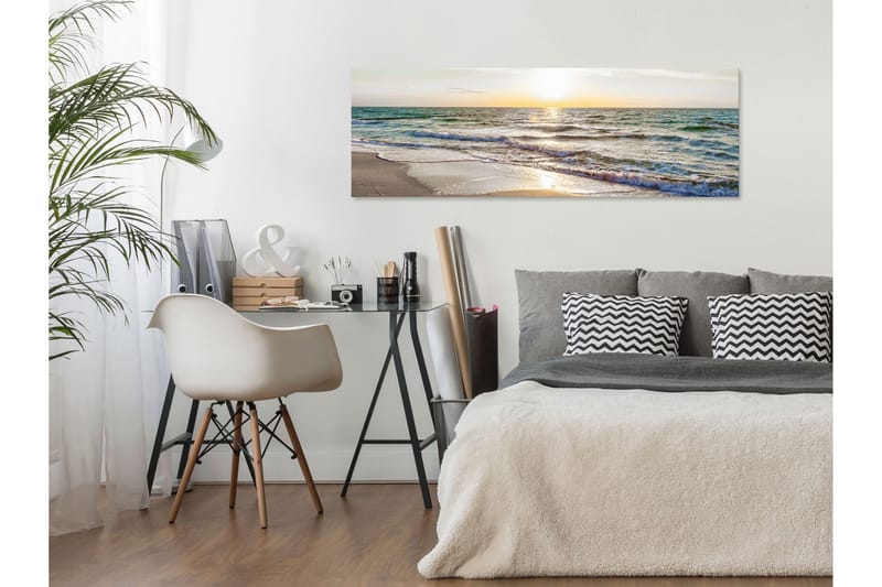 Tavla Calm Waves (1 Part) Narrow Grey 135x45, undefined