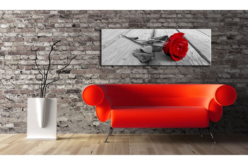 Tavla Carmine Rose 120x40 - Artgeist sp. z o. o. - Inredning - Tavlor & konst - Canvastavlor
