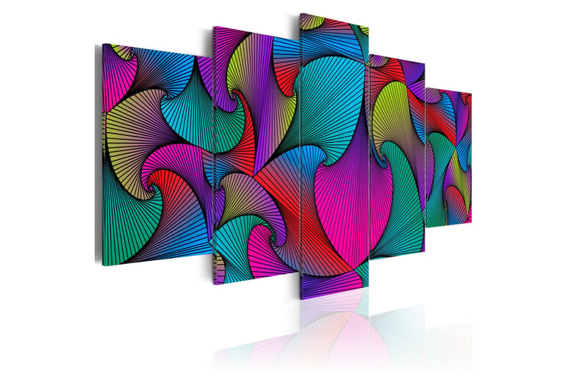 Tavla Carousel Of Colours 100x50, Artgeist sp. z o. o.