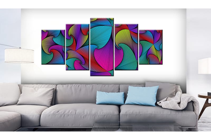 Tavla Carousel Of Colours 200x100 - Artgeist sp. z o. o. - Inredning - Tavlor & konst - Canvastavlor