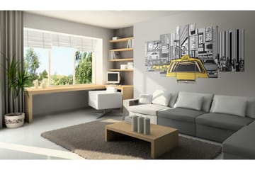 Tavla Cartoon Taxi 200x100 - Artgeist sp. z o. o. - Inredning - Tavlor & konst - Canvastavlor